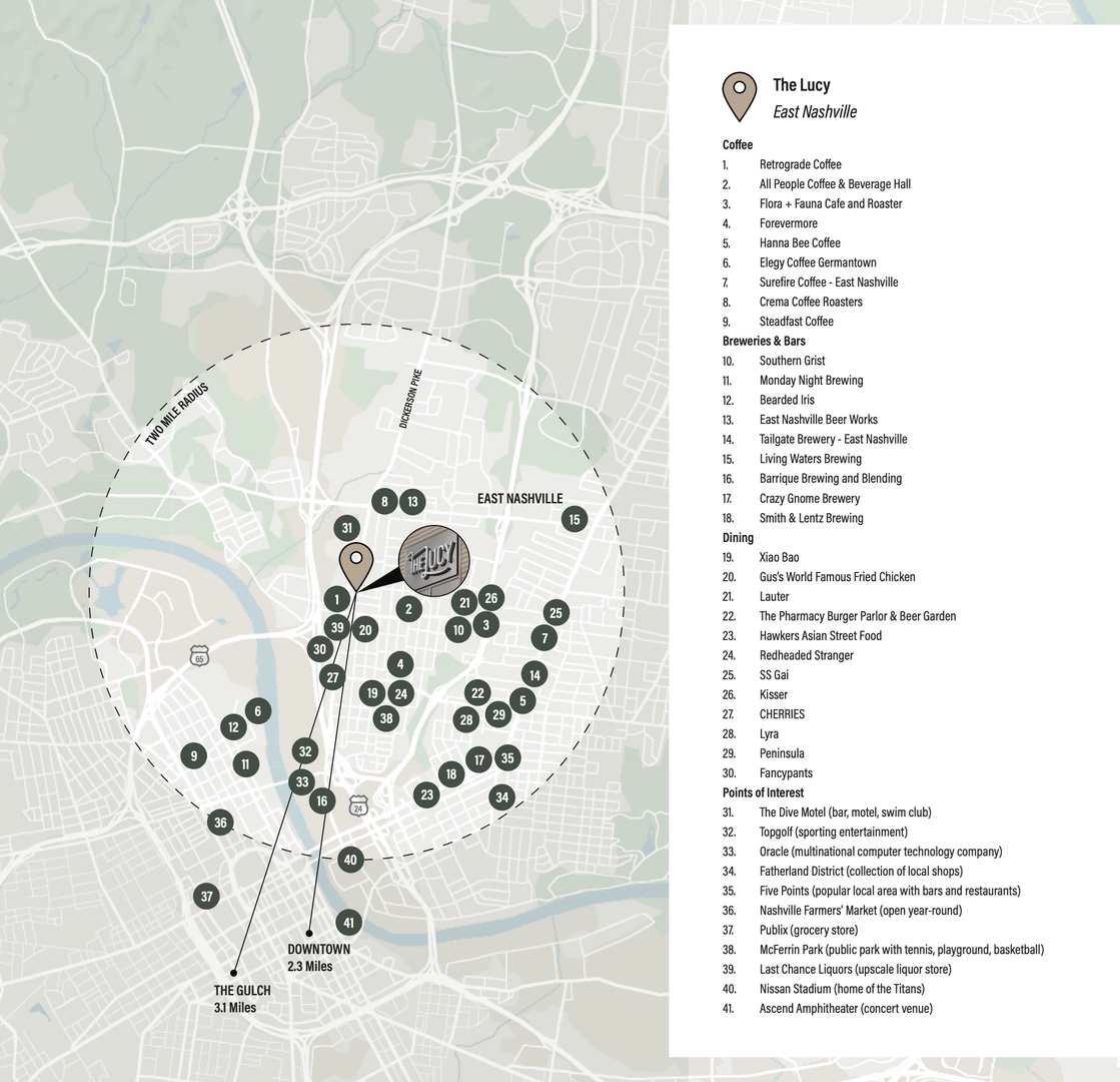 The Lucy - POI Map - 3