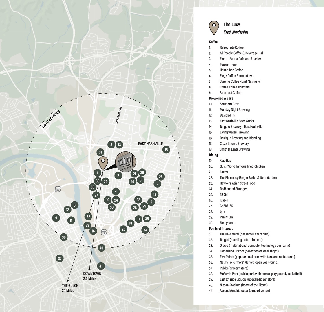 The Lucy - Listing Map