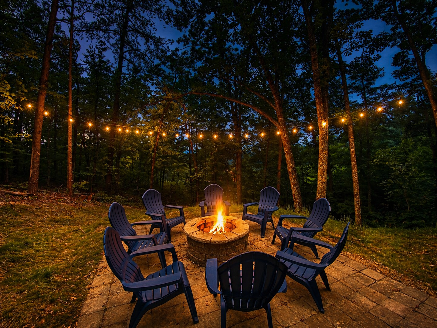 Outdoor Seating Area with Firepit