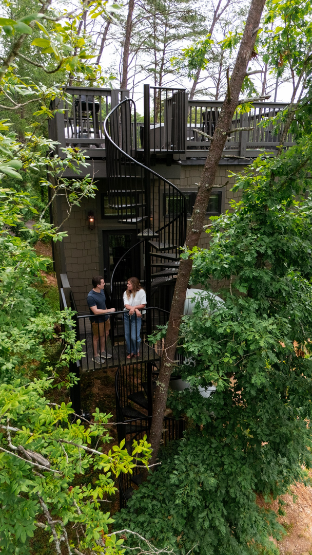 Treehouse balcony