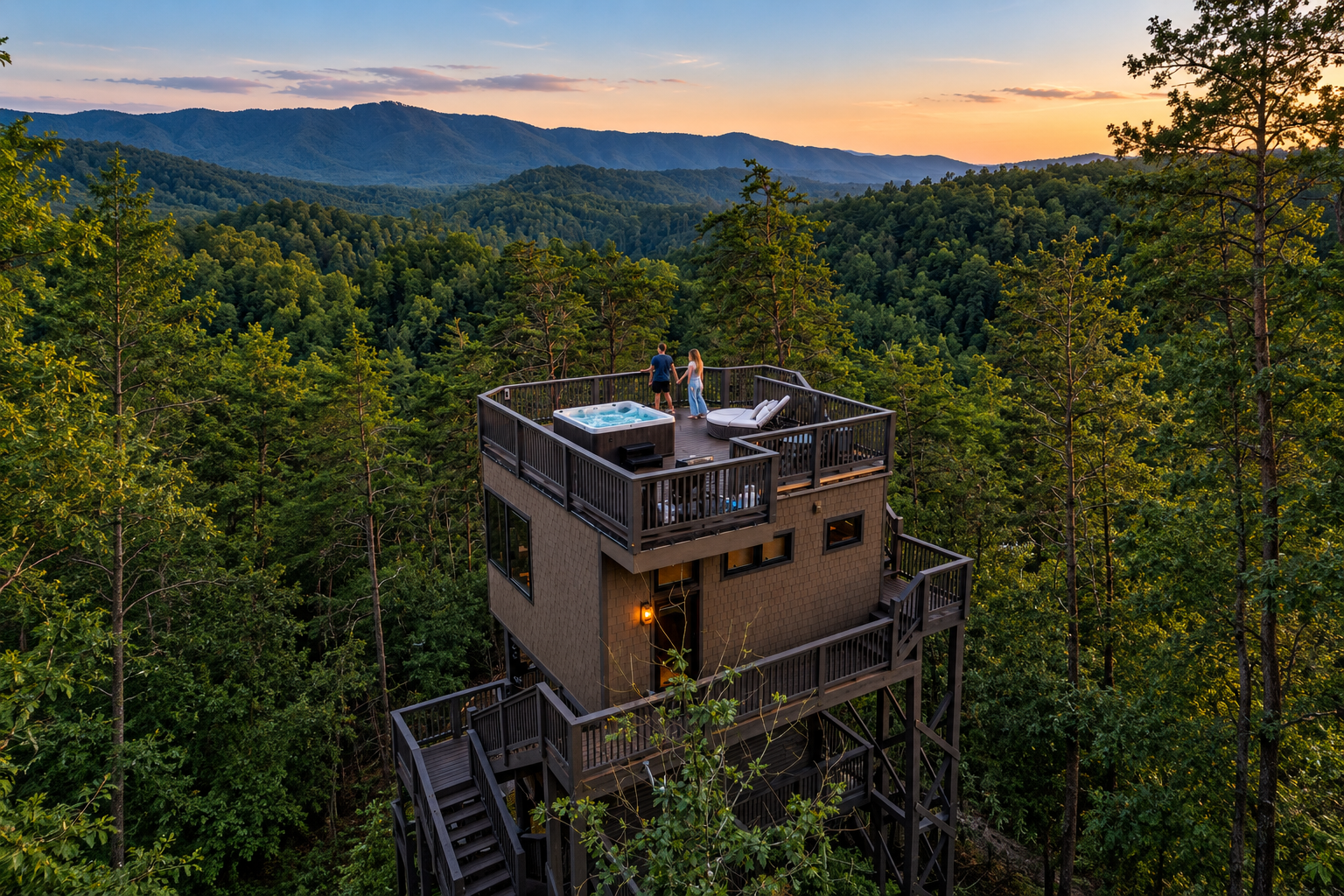 Aerial View - Treehouse