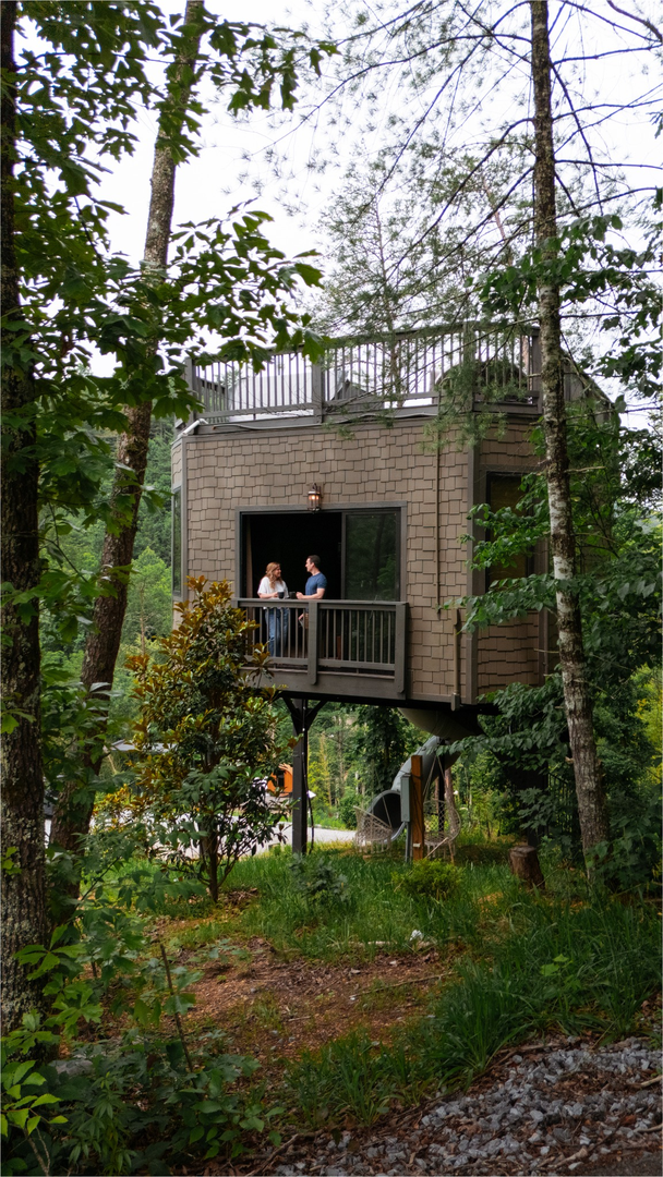 Treehouse balcony