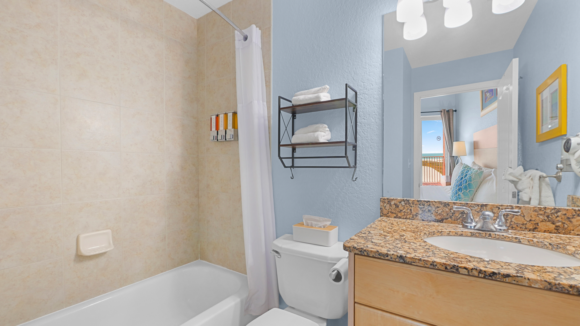 Surf Beach Room 603 Master Bathroom