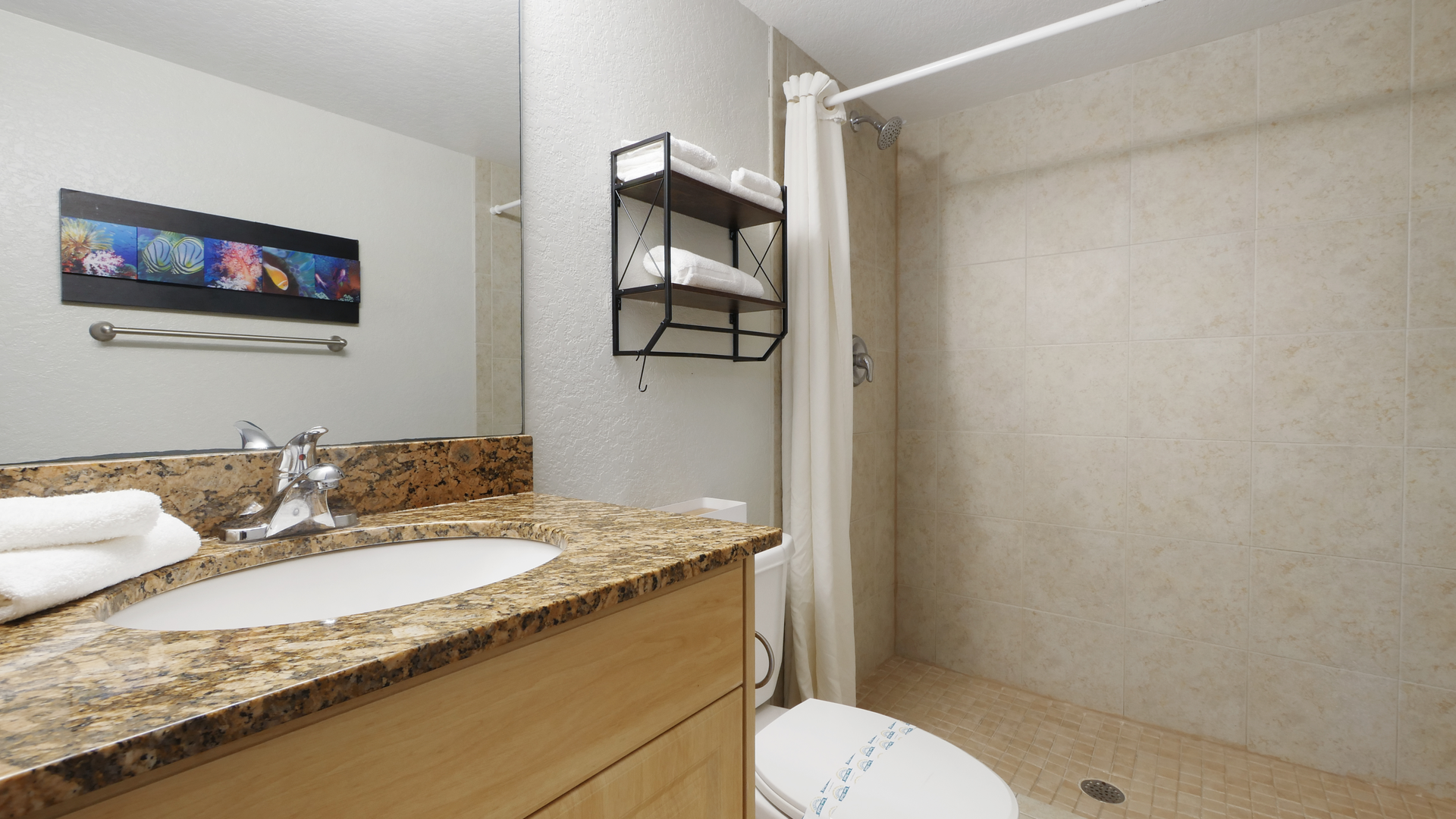 Surf Beach Room 303 Master Bathroom