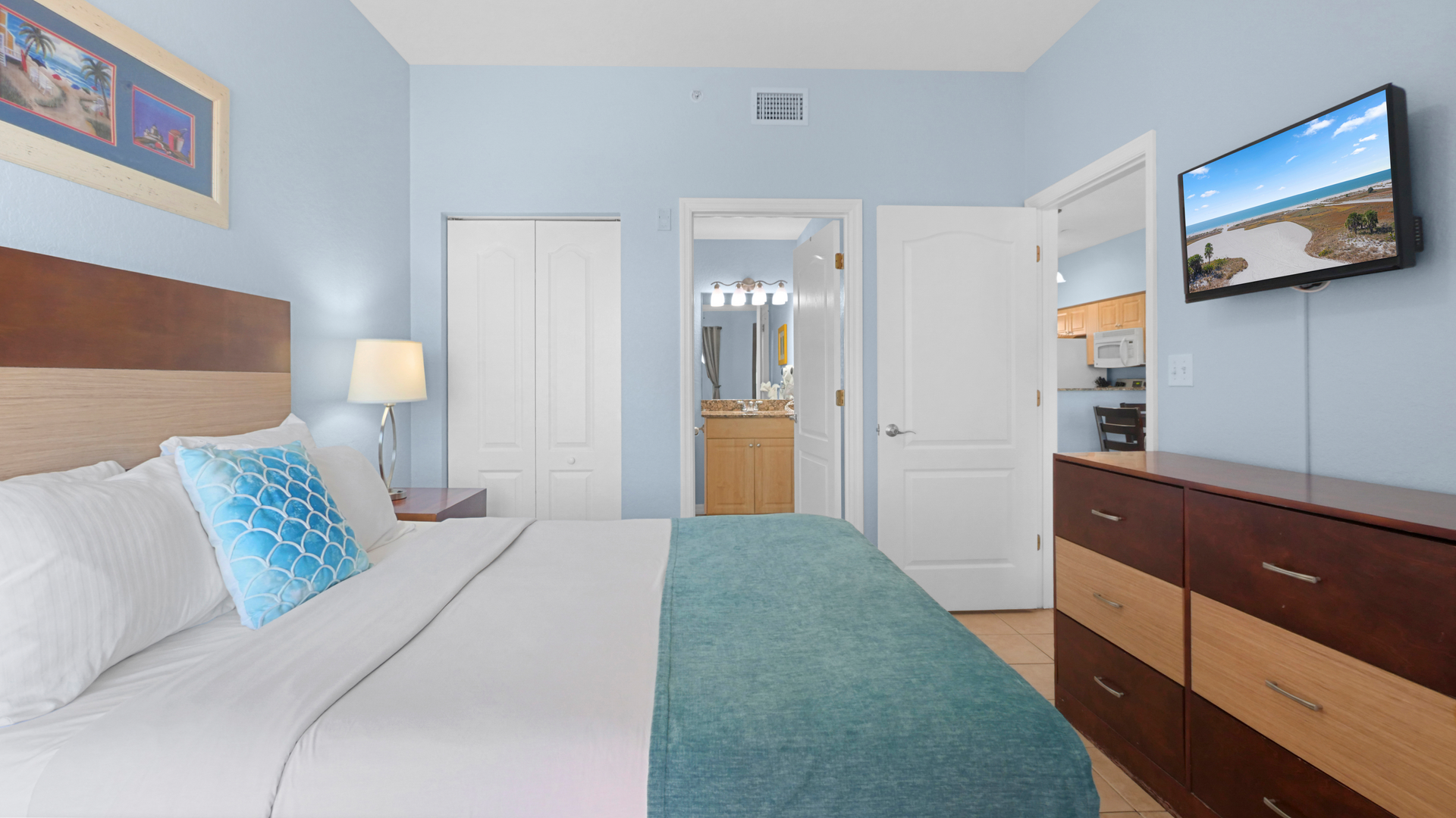 Surf Beach Room 603 Master Bedroom