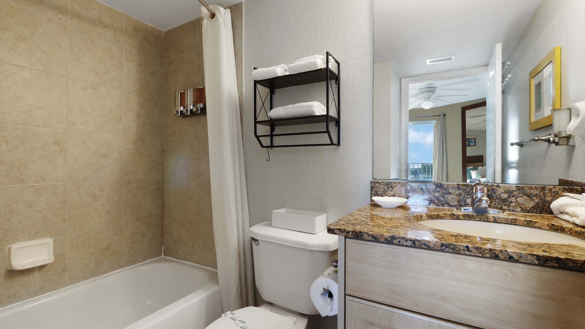 Surf Beach Room 303 Guest Bathroom