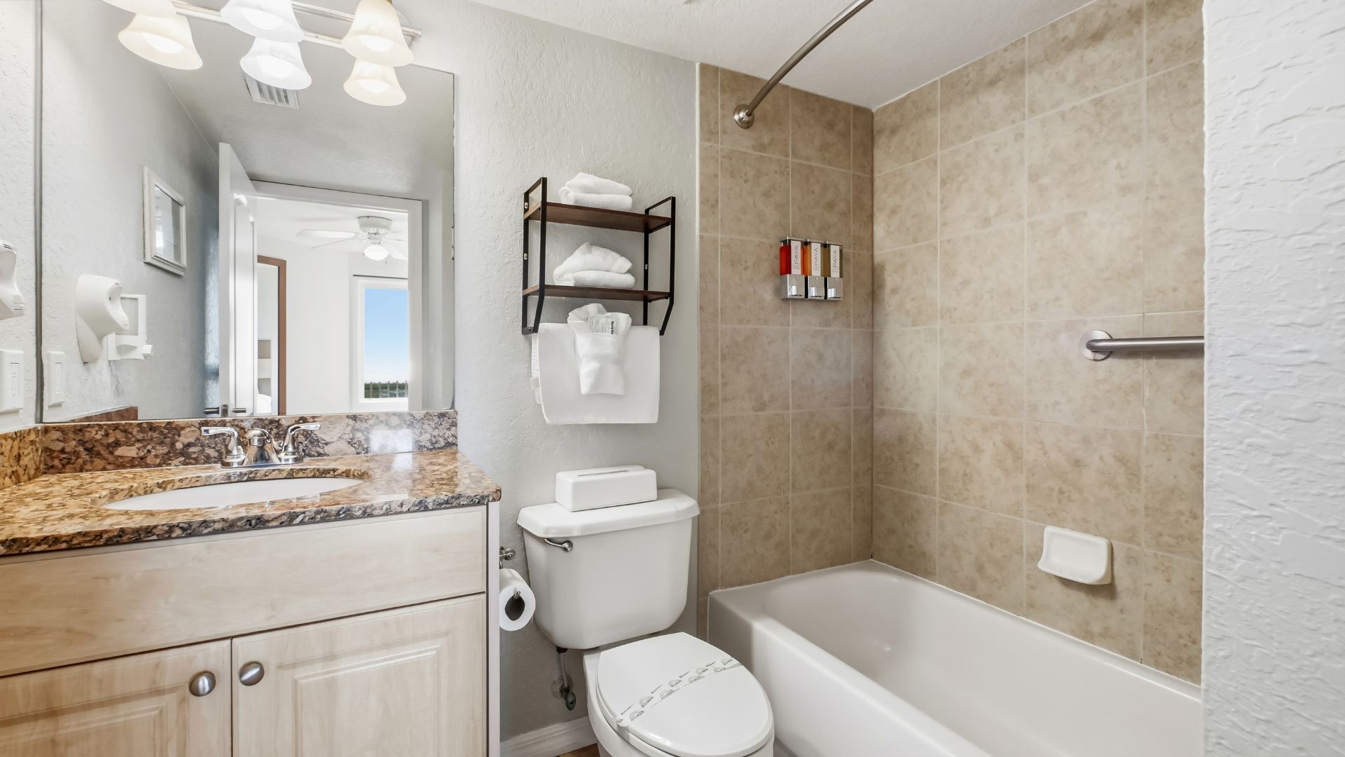 Surf Beach Room 406 Master Bathroom