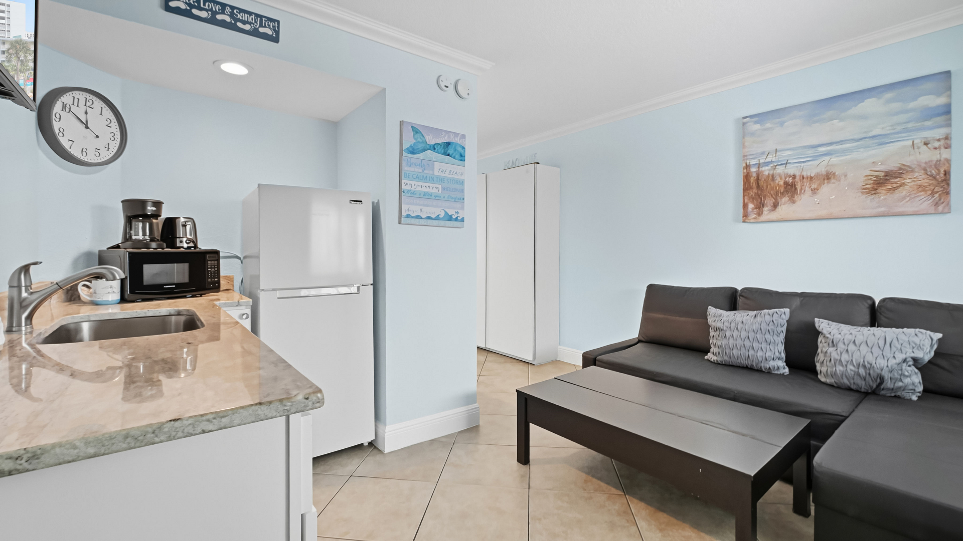 Unit Entrance - Sleeper Couch