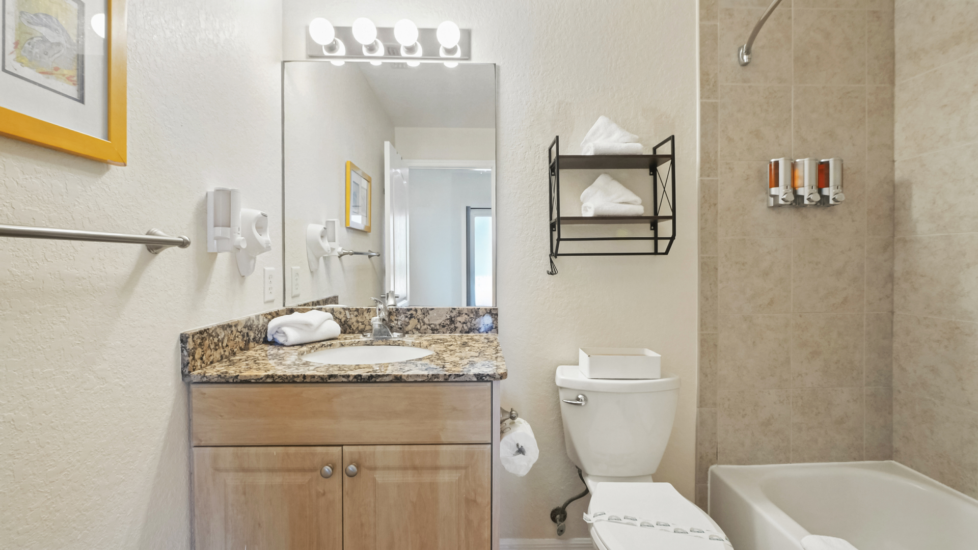 Surf Beach Room 602 Guest Bathroom