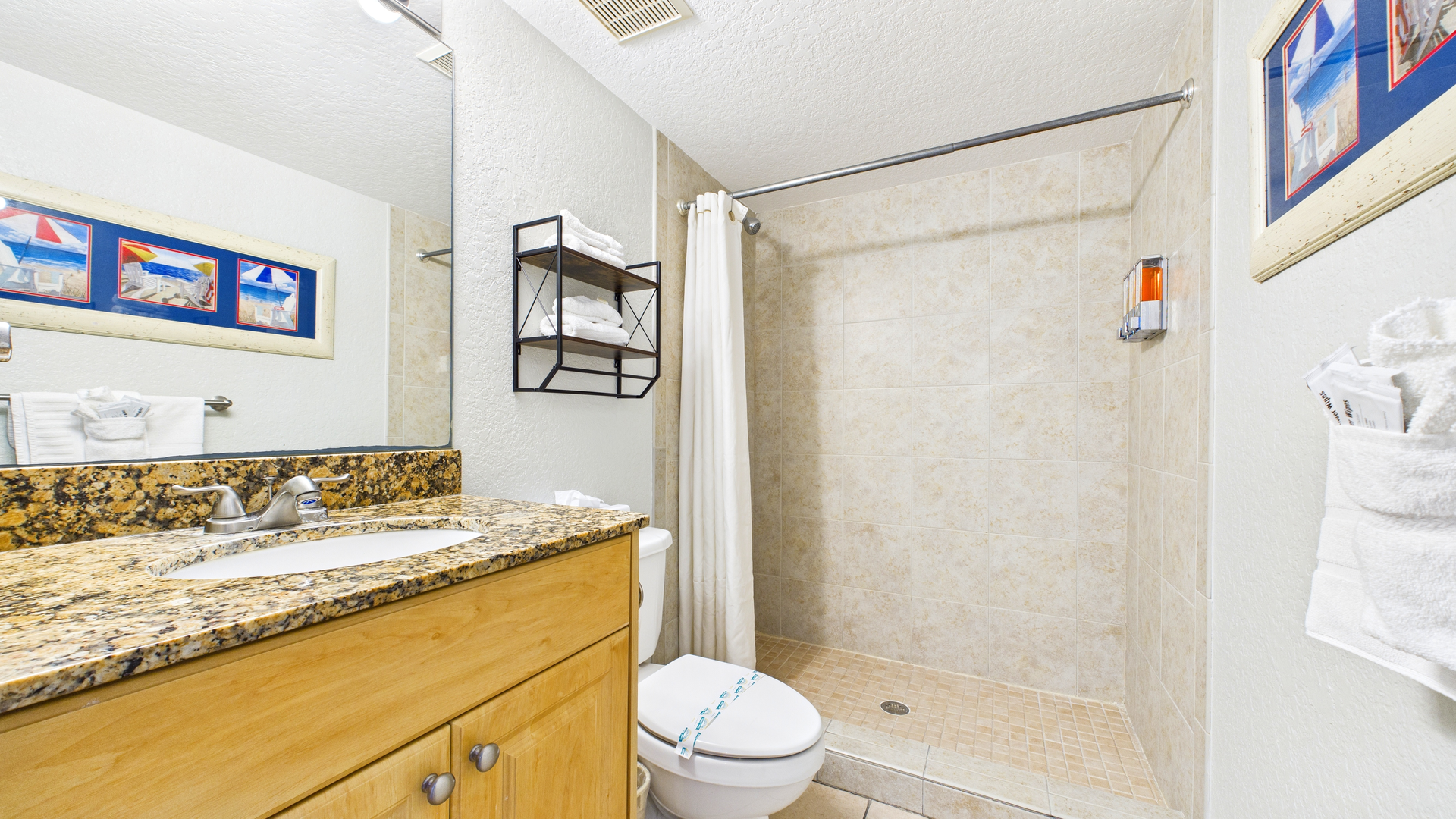 Surf Beach Room 503 Guest Bathroom