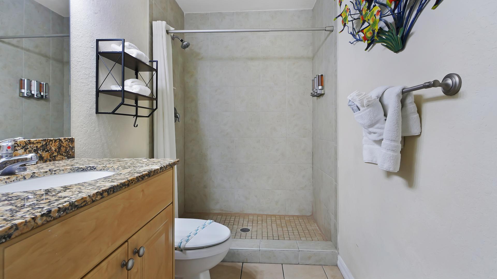 Surf Beach Room 603 Guest Bathroom