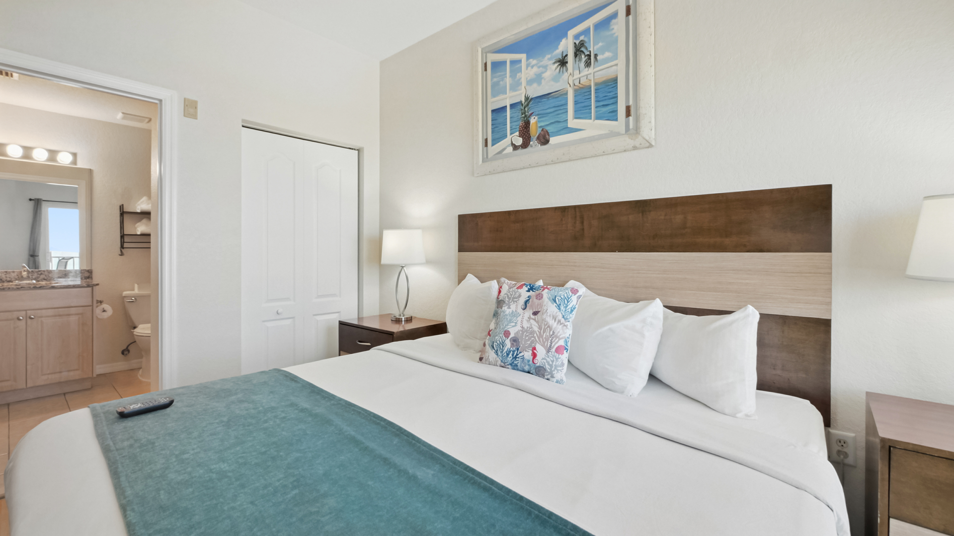 Surf Beach Room 602 Master Bedroom