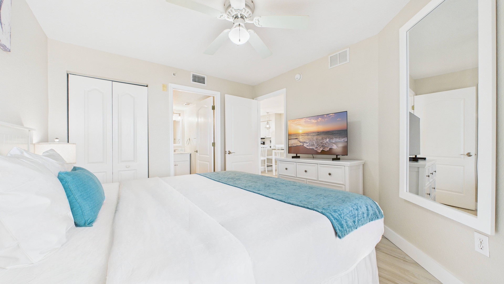 Surf Beach Room 505 Master Bedroom