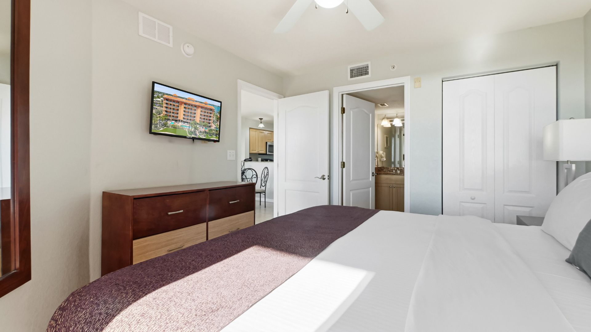 Surf Beach Room 406 Master Bedroom