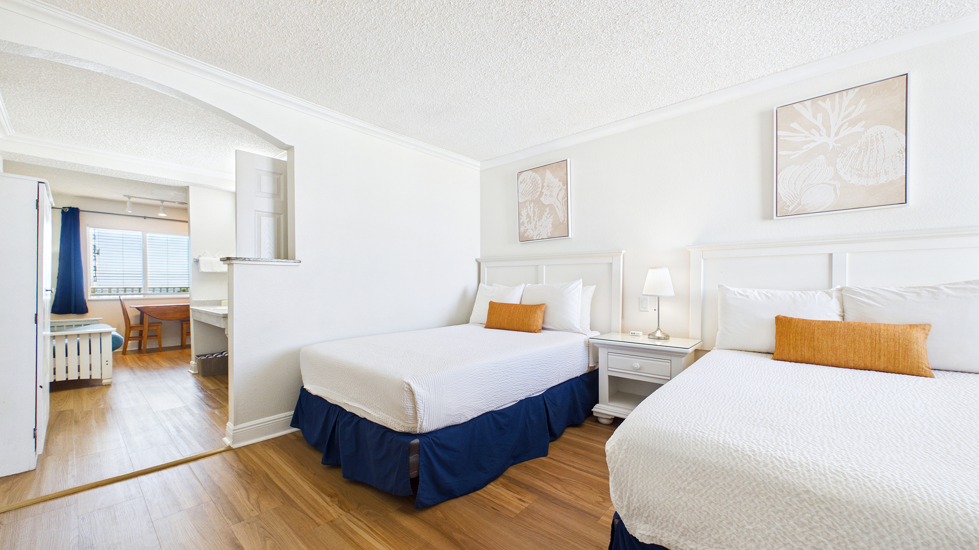 Bedroom Area - 2 Double Beds