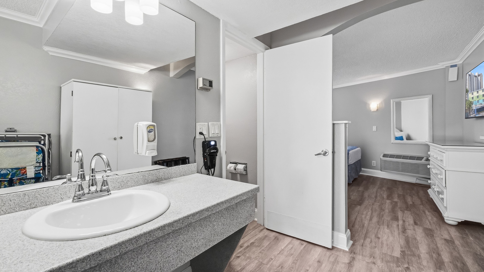 Bathroom Vanity And Bedroom