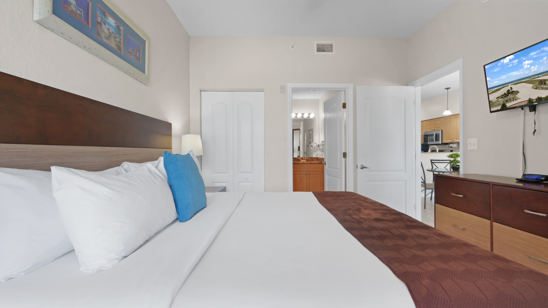 Surf Beach Room 601 Master Bedroom