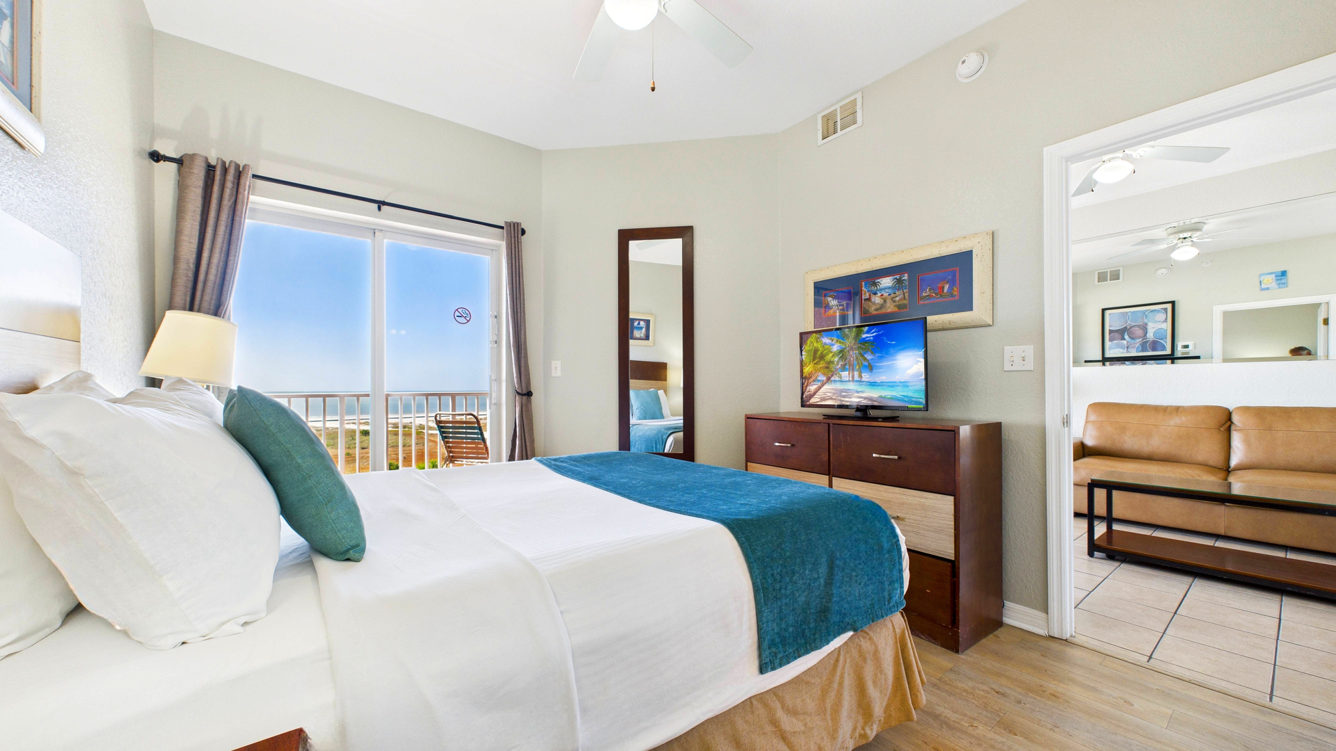 Surf Beach Room 606 Master Bedroom