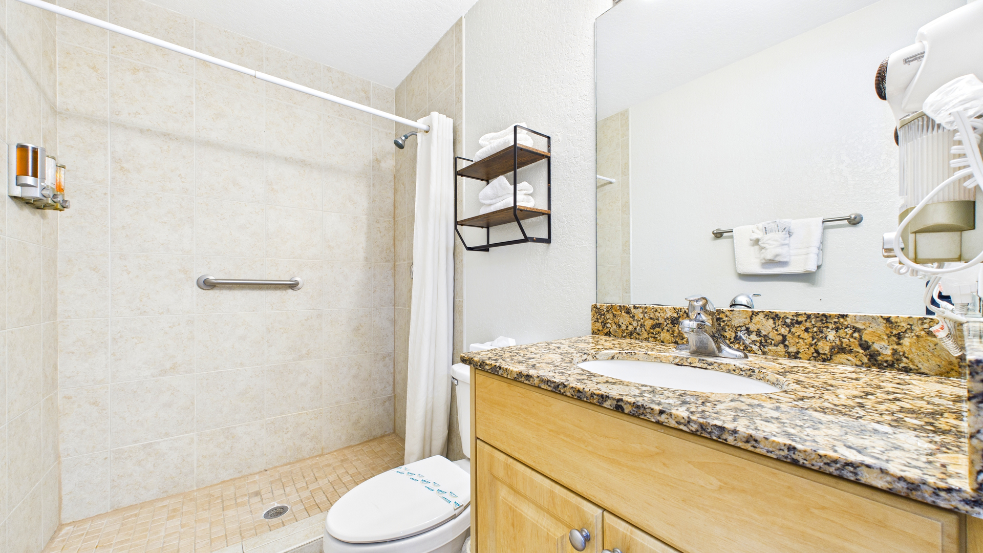 Surf Beach Room 606 Guest Bathroom