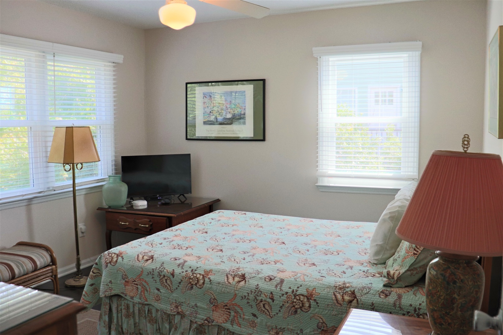 Settle into your cozy bedroom with soft natural light, comfortable bedding, and warm furnishings creating the perfect retreat for rest.