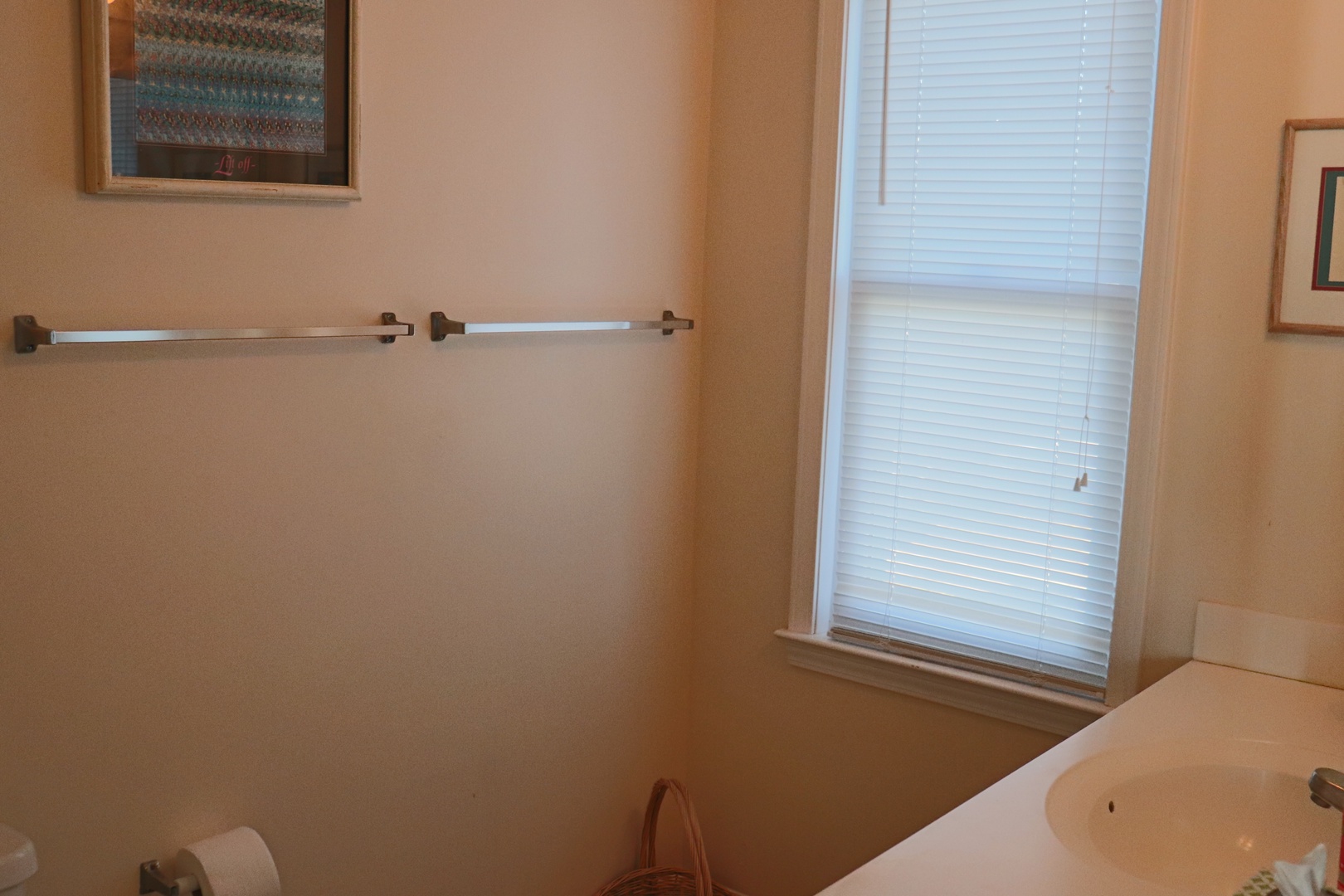 Your private bathroom features a luxurious soaking tub where you can unwind after exploring the city.