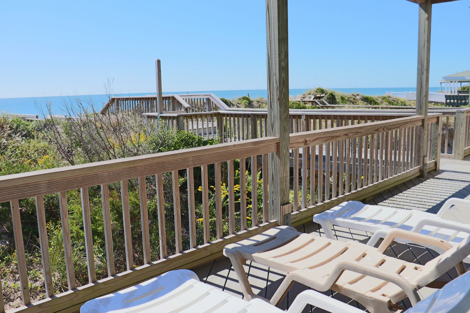 Relax on your private deck where ocean breezes and stunning sea views create the perfect backdrop for morning coffee or sunset cocktails.
