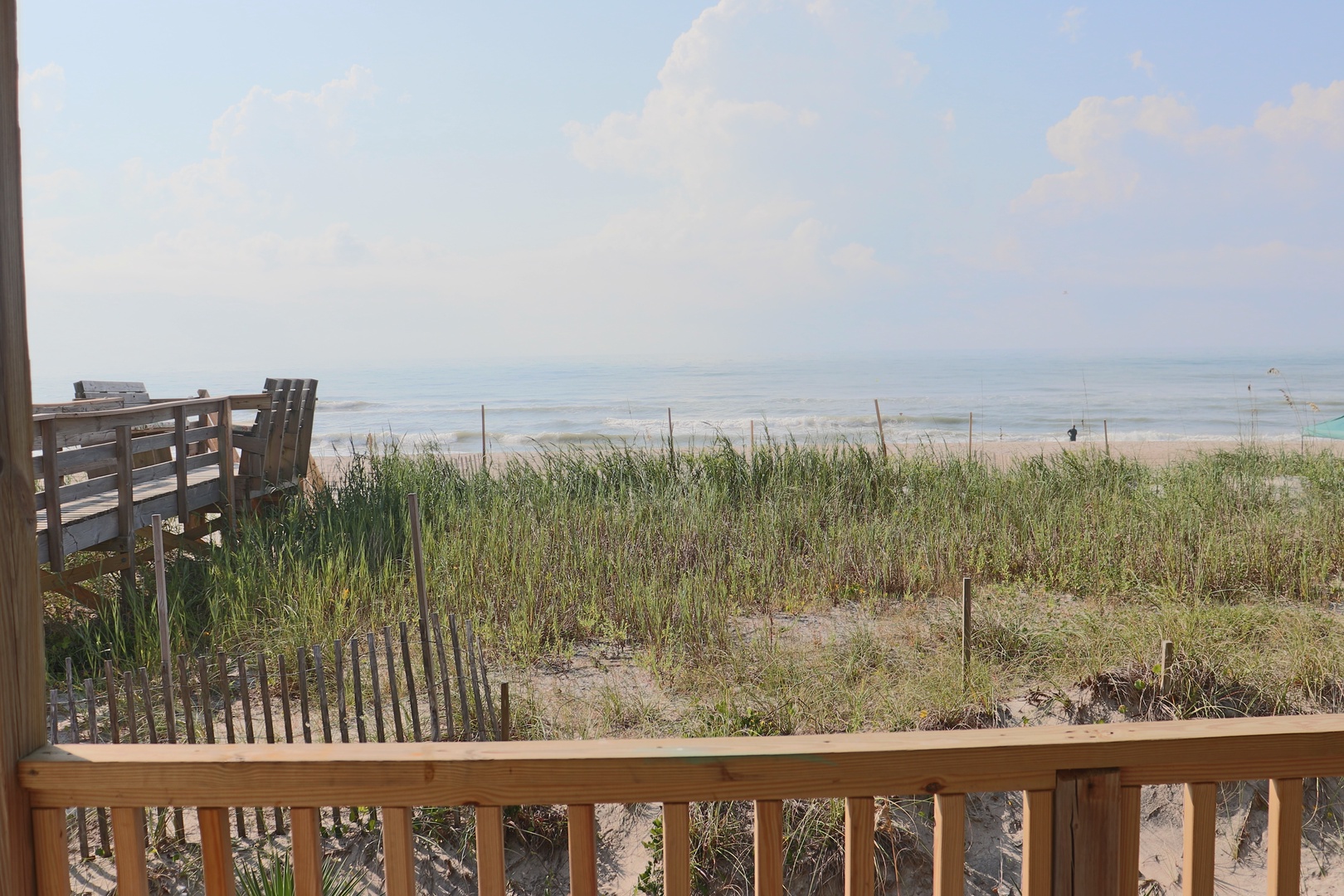 Wake up to stunning ocean views from your private deck, where pristine sandy beaches stretch endlessly before you.