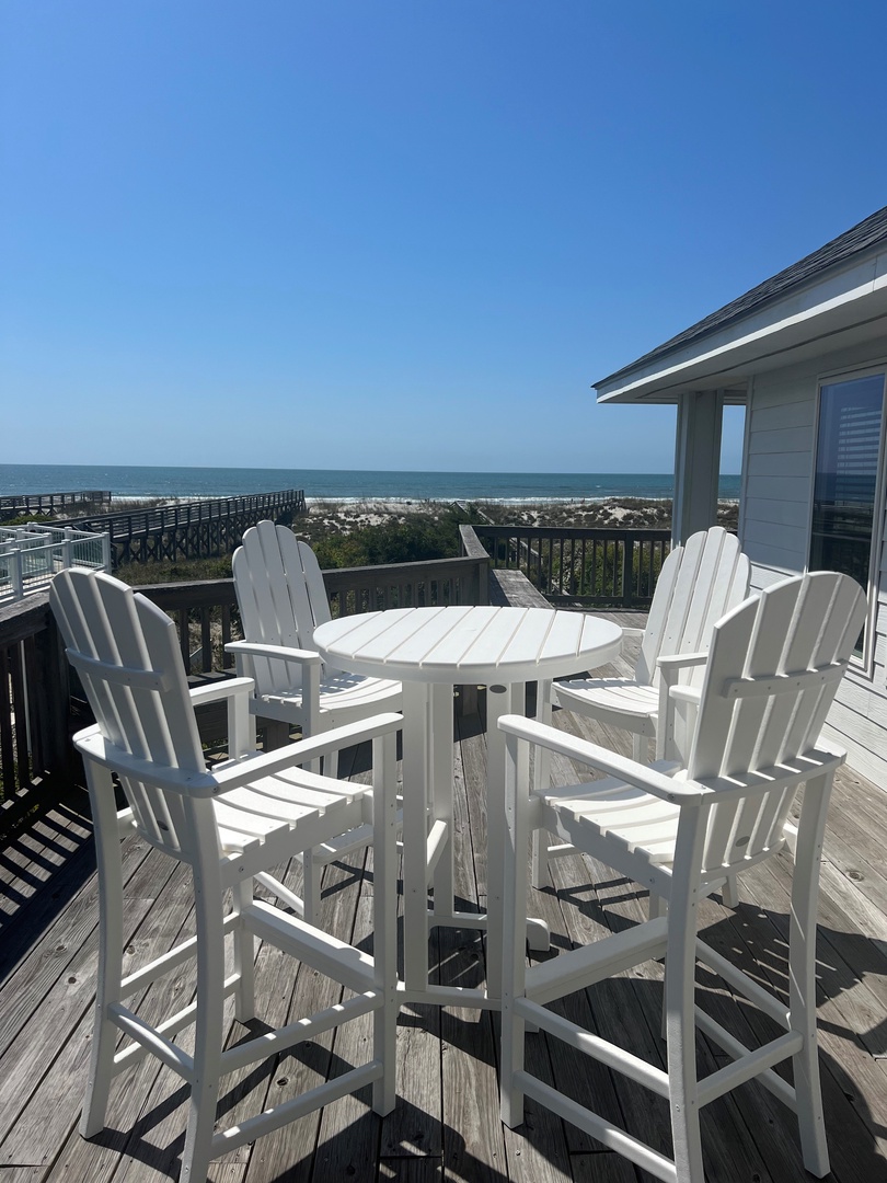Sip your morning coffee while watching waves roll onto pristine sand from your private oceanfront deck.
