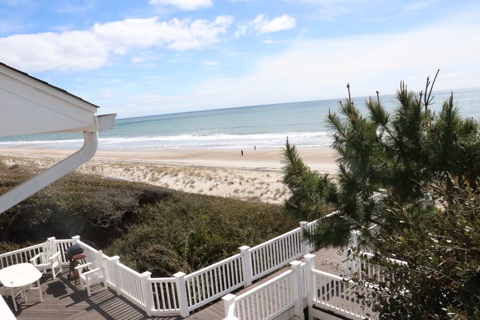 Step onto your private deck and soak in stunning oceanfront views. Watch waves roll onto pristine sand while you relax with morning coffee or evening cocktails.