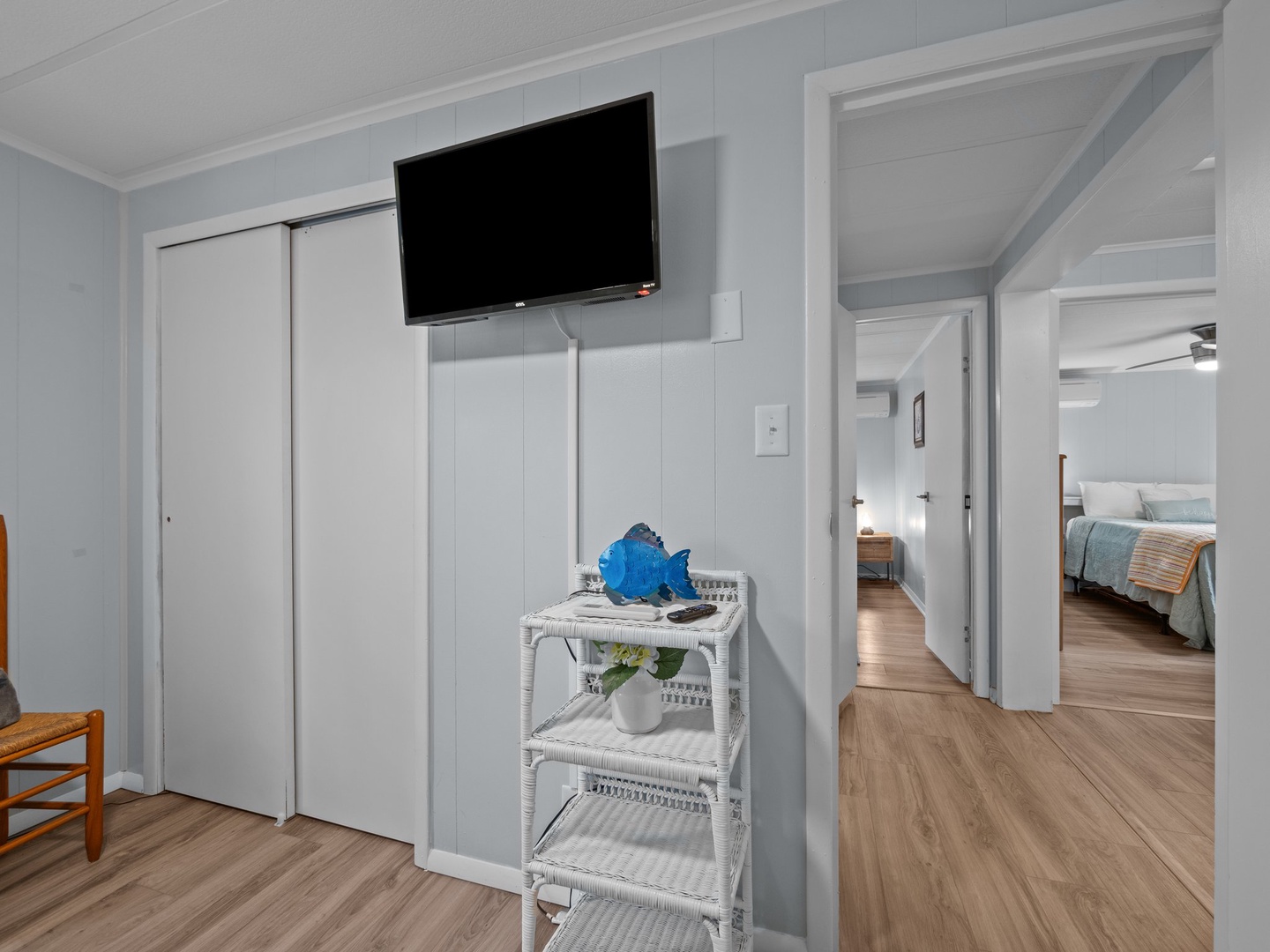 Unwind in your bright, airy space with modern amenities and thoughtful touches for your comfort.