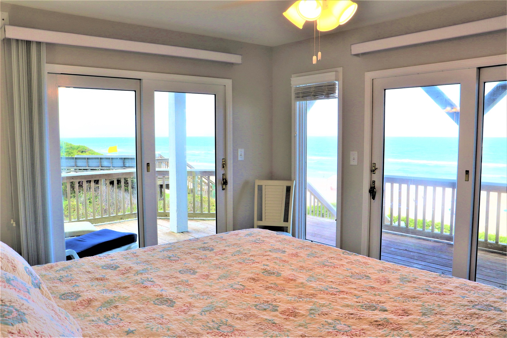 Wake up to stunning ocean views from your private bedroom. Step onto your balcony for morning coffee with endless sea vistas.