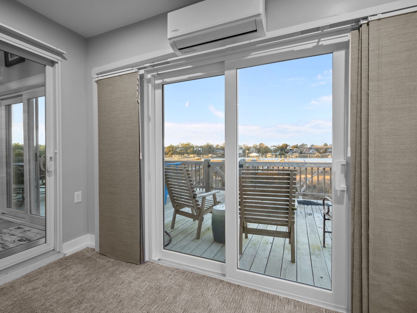 Step onto your private balcony to enjoy peaceful water views and comfortable seating for relaxing mornings or sunset evenings.