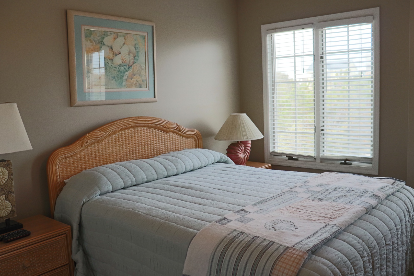 Drift off in this peaceful bedroom where soft linens and gentle natural light create your perfect retreat.