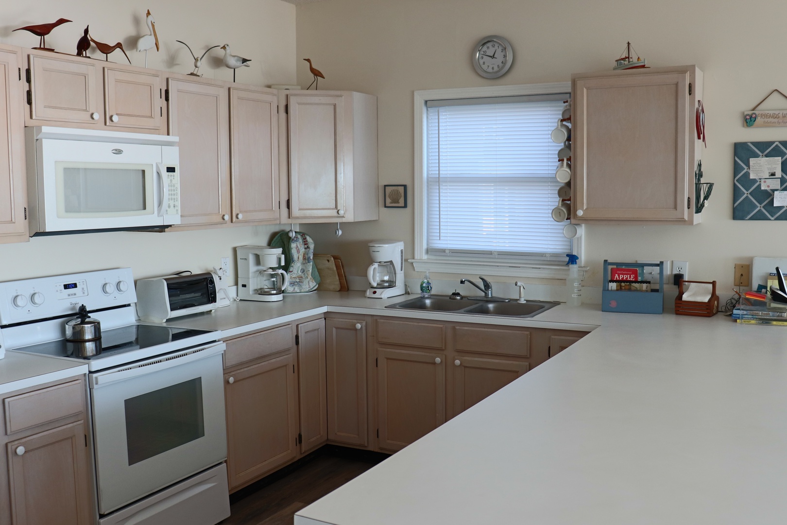 Your fully equipped kitchen awaits with everything needed for memorable meals, from morning coffee to home-cooked dinners.