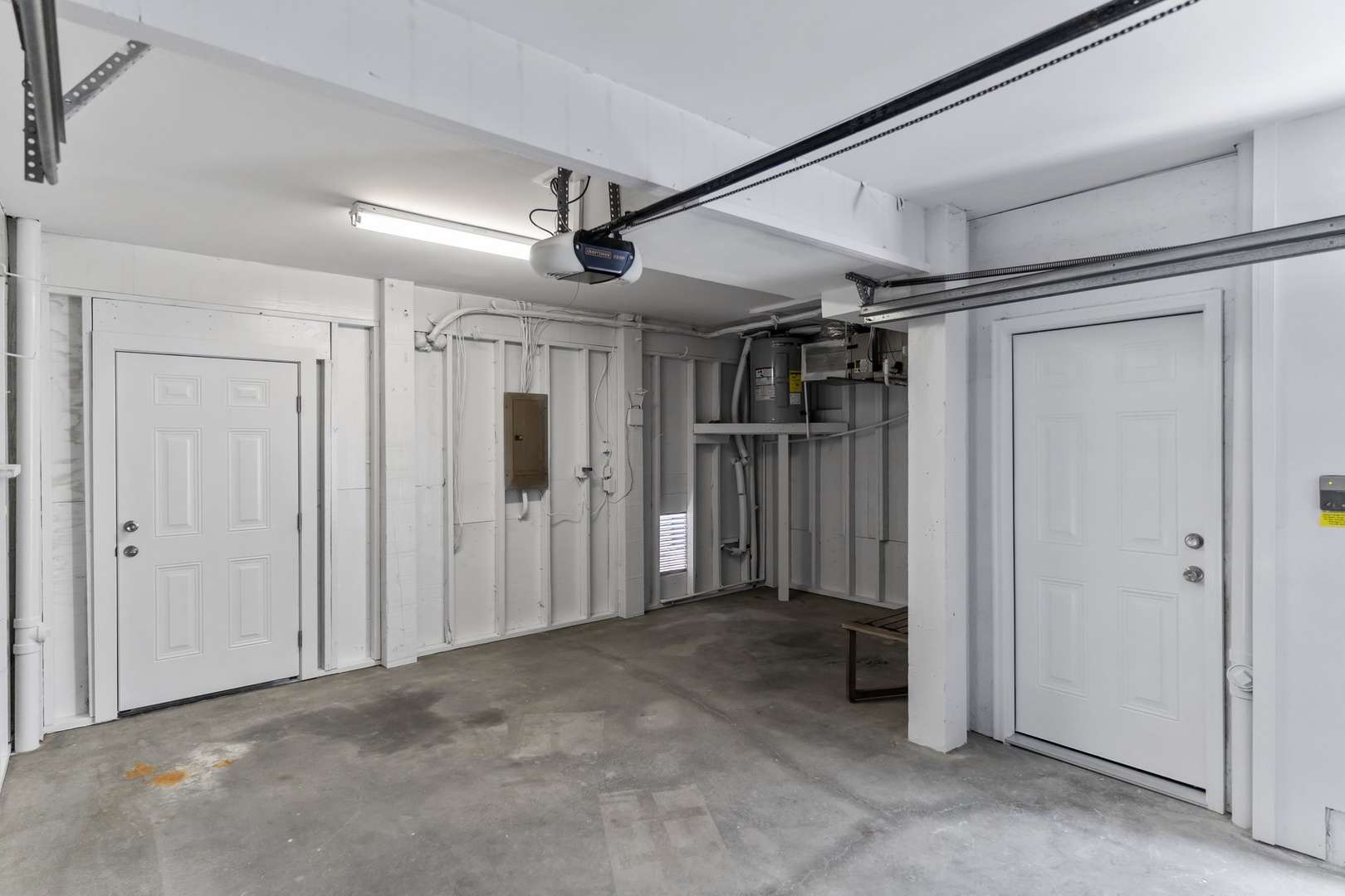 Your private two-car garage offers secure parking with convenient storage space and easy access to your vacation home.