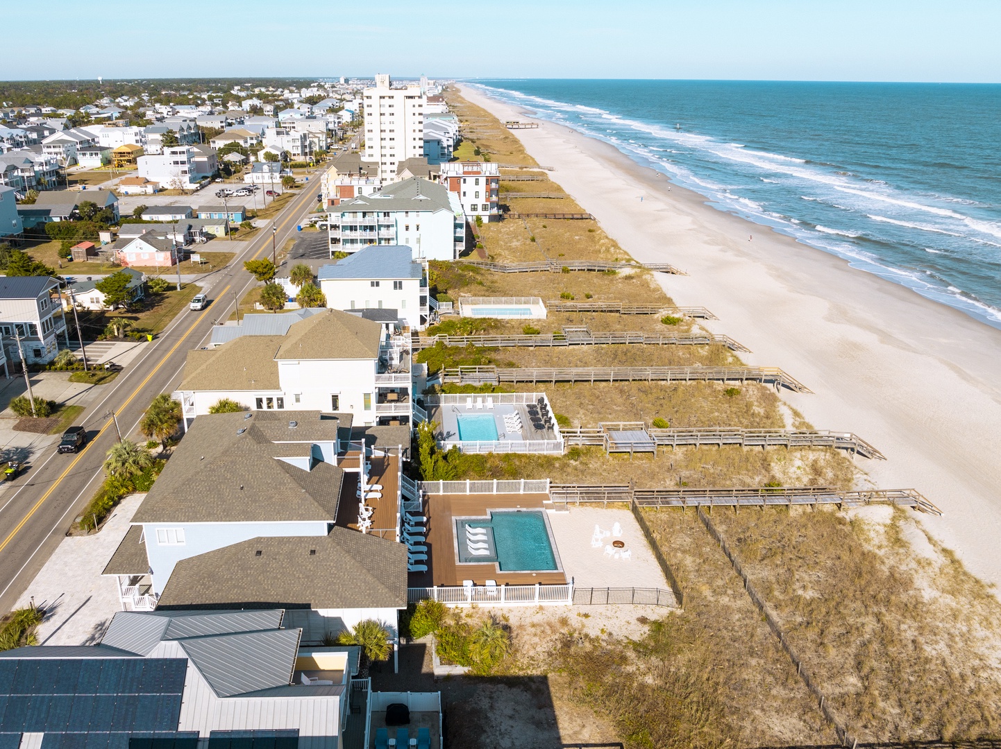 Stunning beachfront location with pristine sandy shores and oceanfront accommodations offering direct beach access.