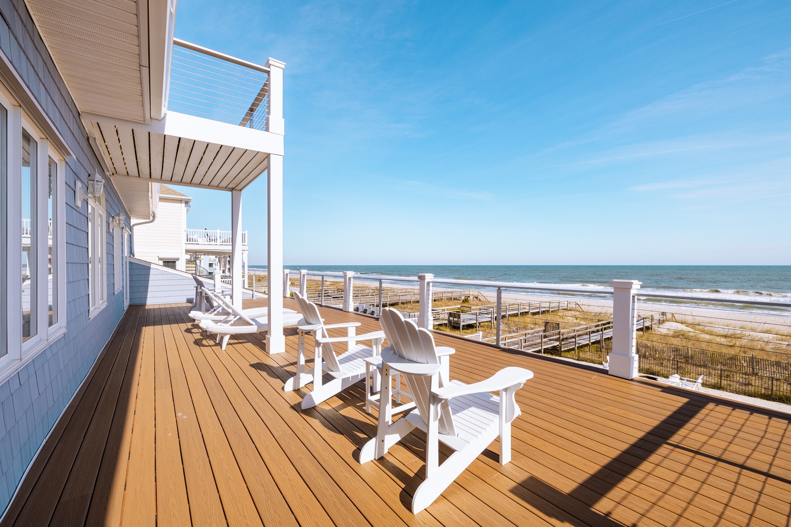 Relax on your private deck with ocean views, where morning coffee and evening sunsets become daily rituals.