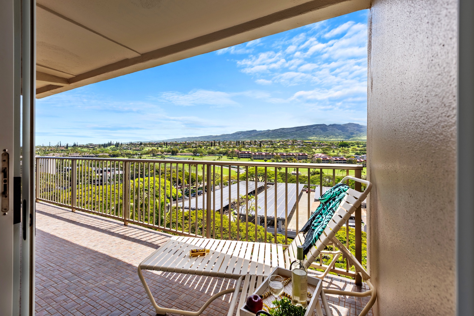 Step onto your private balcony where mountain views and endless sky create the perfect backdrop for morning coffee or sunset cocktails.