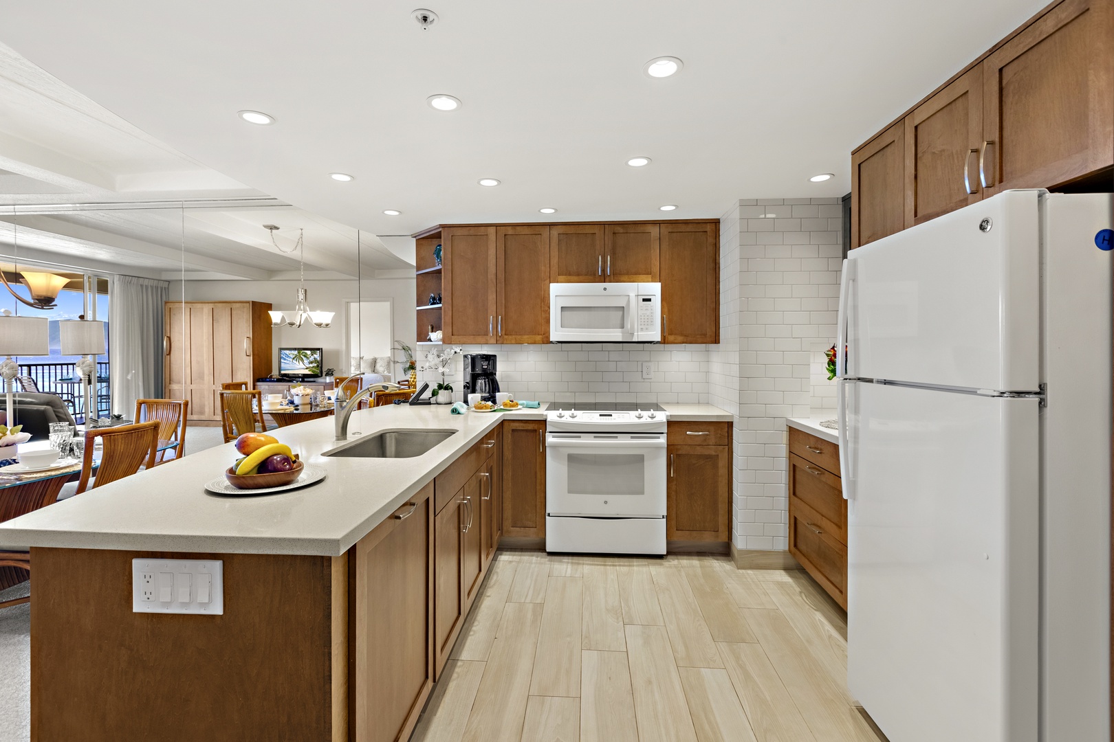 Spacious kitchen with ample cabinetry, full-size appliances, and a clean, functional layout for everyday convenience.