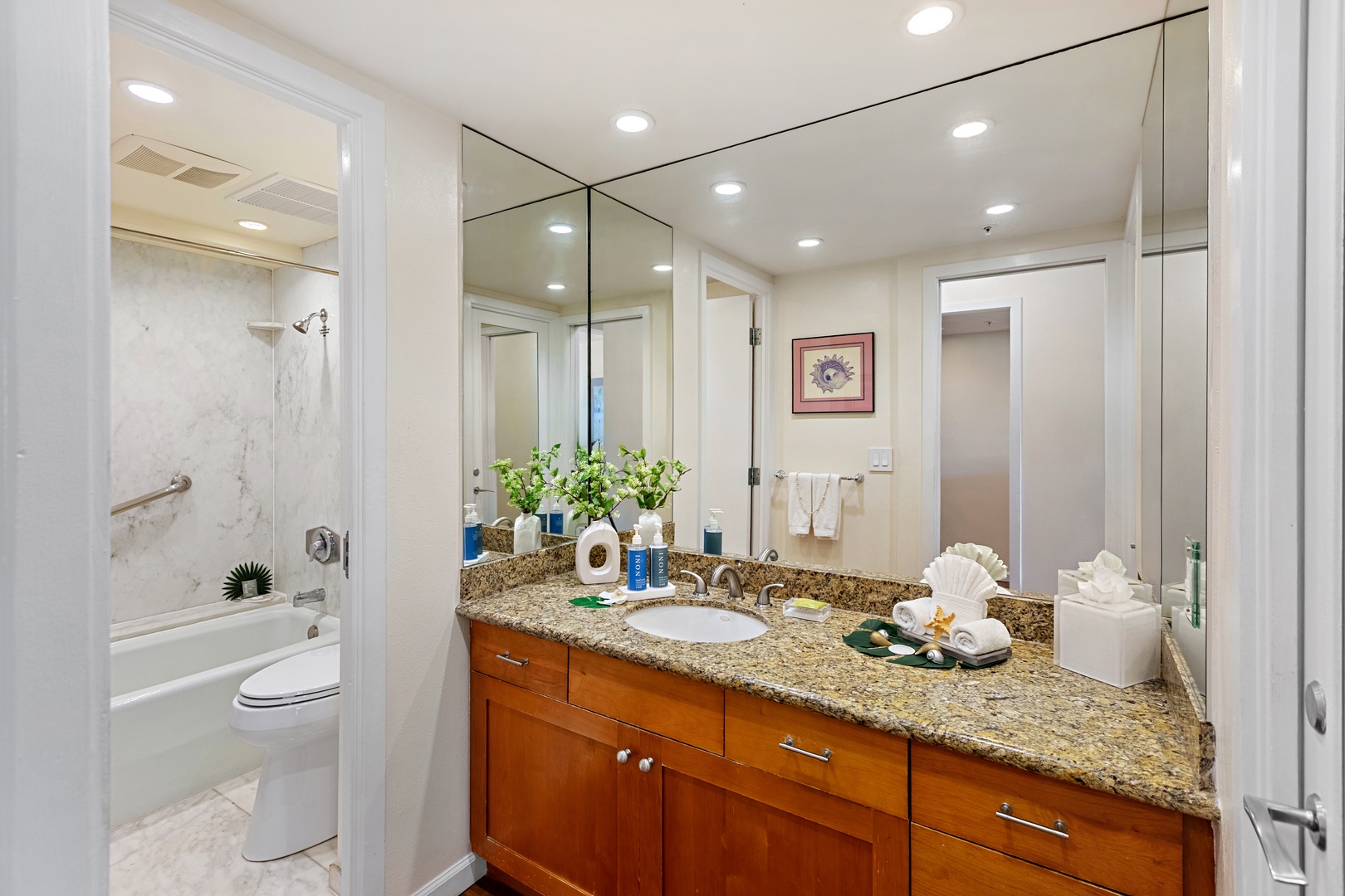 Spa-inspired luxury in every detail. A beautifully designed bathroom featuring modern finishes, elegant touches, and a serene space to refresh and unwind in comfort.