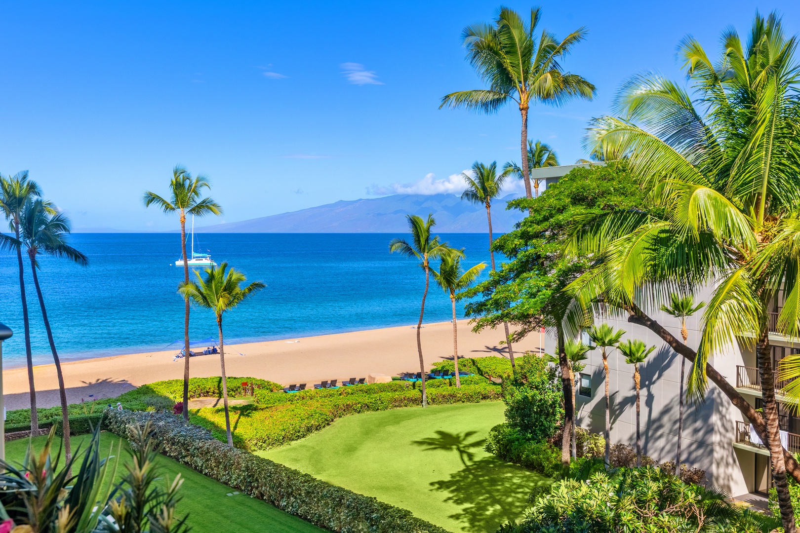 Oceanview balcony dining with sweeping blue views, gentle breezes, and a front-row seat to paradise.  This scene captures the essence of five-star relaxation—sun, sea, and sophistication in perfect harmony.