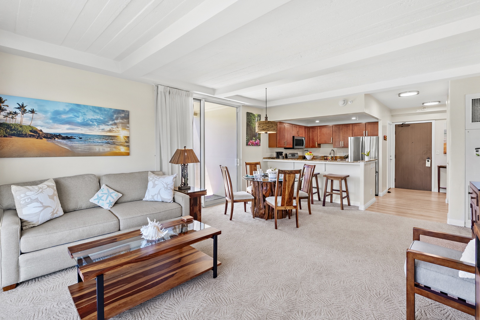 Wake up to the tranquility of the island living in this bright and inviting bedroom retreat with seamless access to your private lanai and beautiful resort views just beyond, this peaceful space offers the perfect blend of indoor comfort and tropical esca