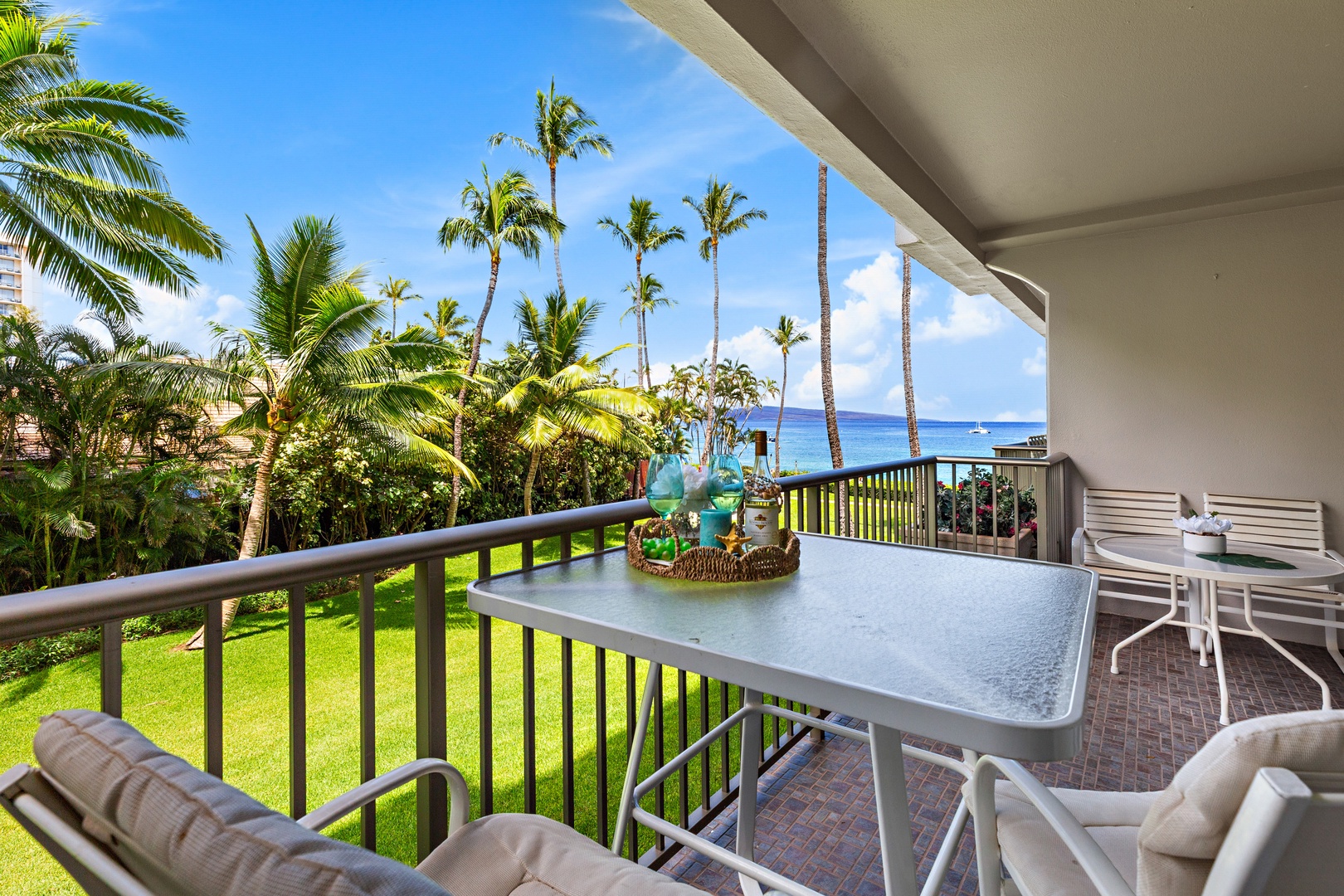 Picture yourself sipping coffee on your private balcony, gazing past swaying palms to the sparkling blue ocean. This breezy tropical retreat invites you to unwind, breathe deep, and make every moment count.