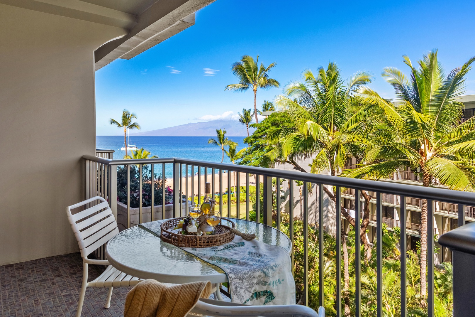 Wake up to the sound of the ocean and unwind with a view that never gets old, your private balcony, front-row seats to paradise.