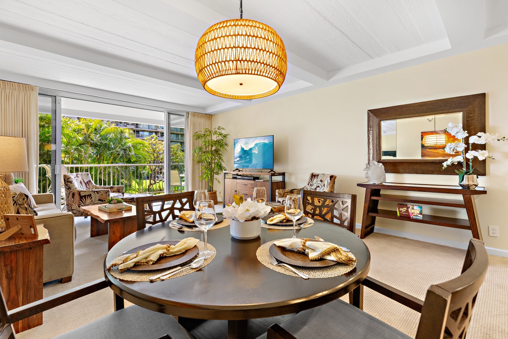 Gather, dine, and savor the moment. A welcoming dining area perfect for shared meals, morning coffee, and memories made in paradise