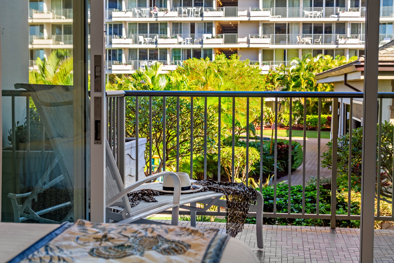 Seamless indoor-outdoor living at its finest. Relax in the inviting master bedroom and step right out onto your private balcony. Where island breezes and stunning views await.