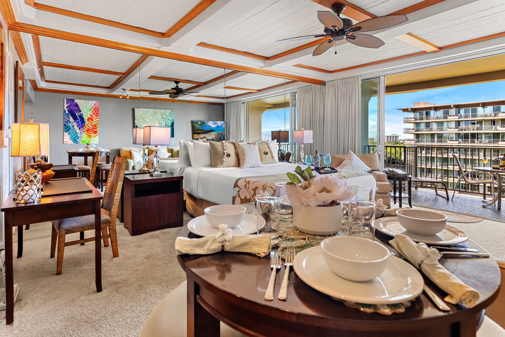 A welcoming dining area perfect for shared meals, morning coffee, and memories made in paradise.