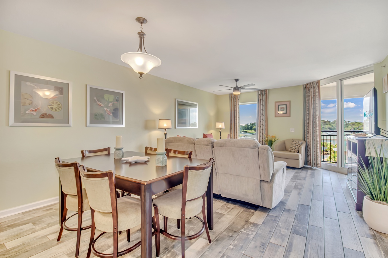 Dining and Living Area