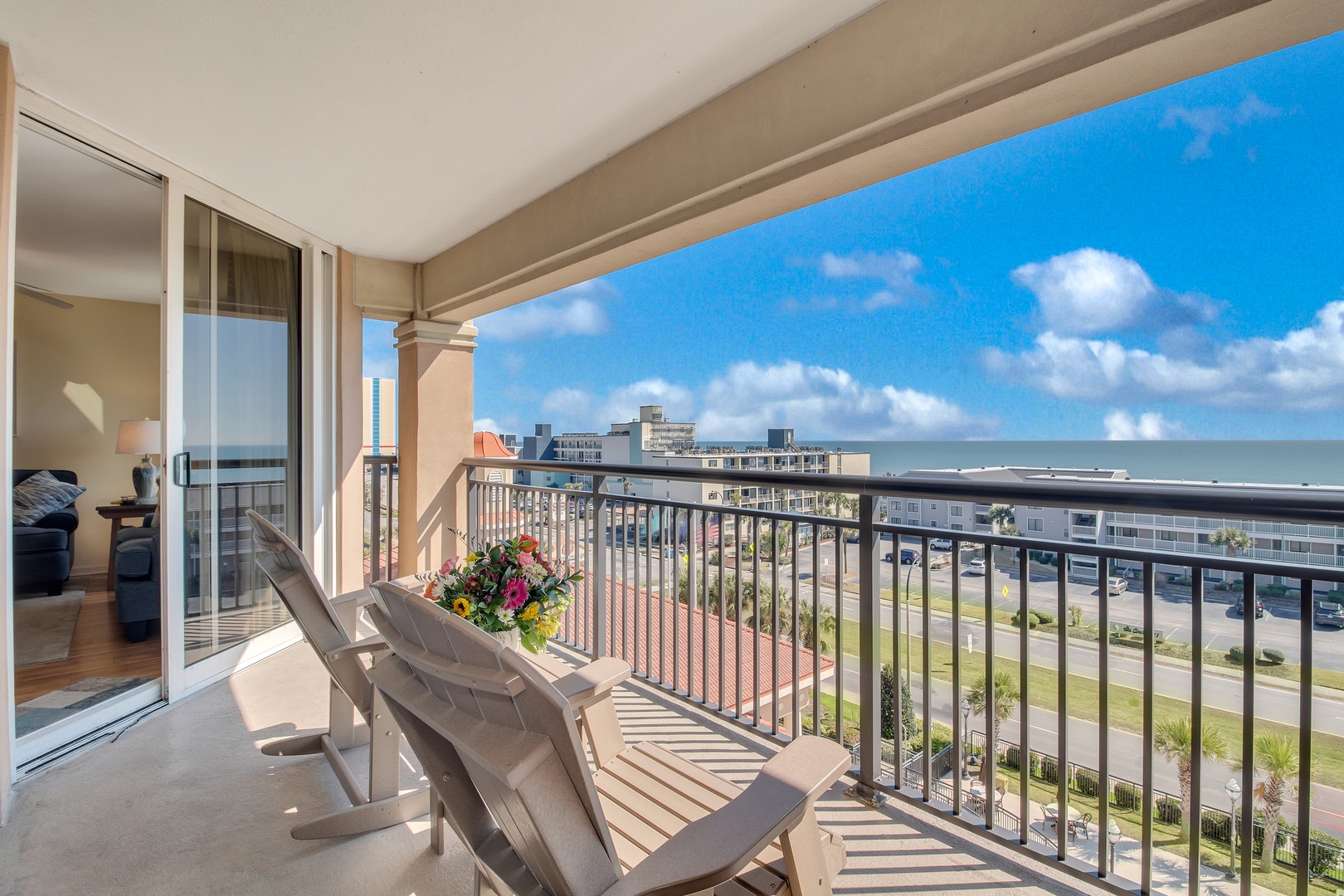 Balcony Adirondack Chairs Looking North