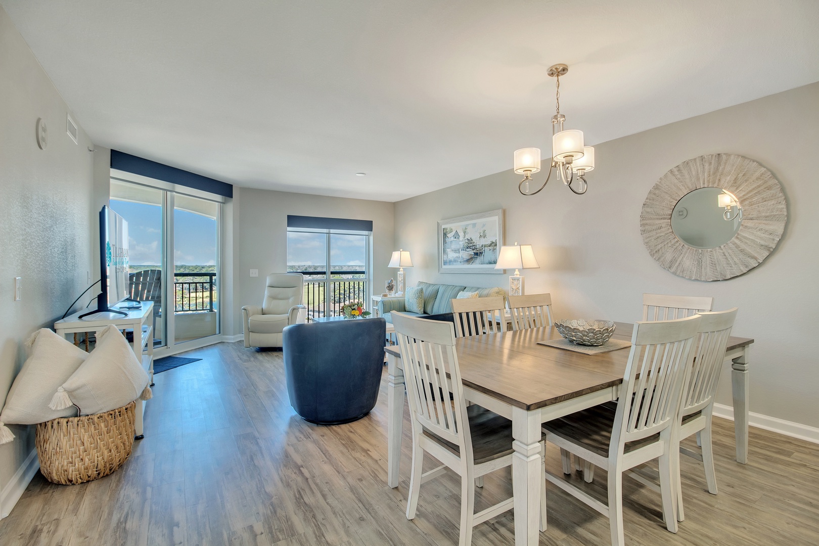 Dining & Living Room Views